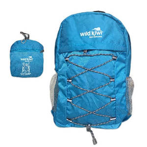 Wild Kiwi Packable Backpack - Blue