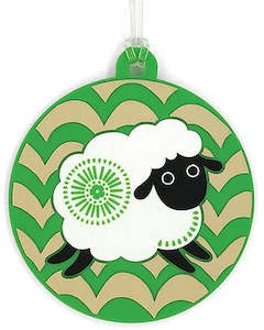 Bag Tag - Retro Sheep