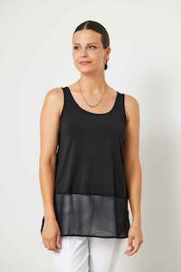 Womenswear: Chiffon Hem Long Singlet