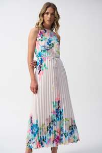 Pleated Satin Floral