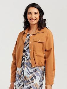 Womenswear: Crop Drawstring Jacket