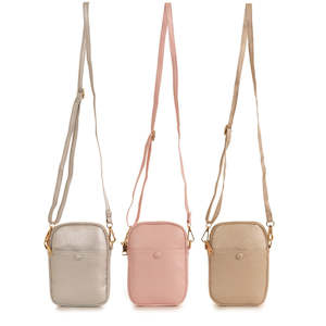 Womenswear: Peachy Metallic Crossbody