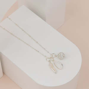 Womenswear: Short Silver 3 Pendant