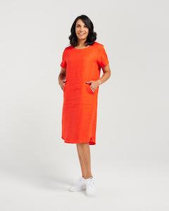 Womenswear: Panelled Linen Dress