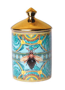 Candle In Jar Bee Teal