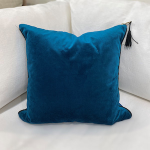 Velvet Piped Cushion