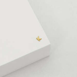 Gold Plated SS Letter Studs