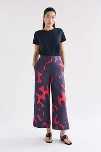 Elk Pira Pant - Navy Tera Print - Last Pair