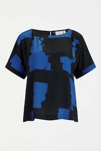 Elk Eneste Top - Blue Rolla Print