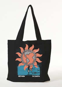 Gift: Return to Earth - Recycled Tote Bag - Black