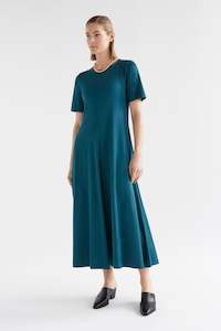 Elk Dega T Shirt Dress - Reed Green Was $269 Now