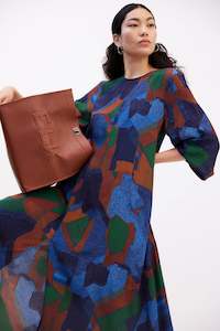 Elk Dega Dress - Orda Print