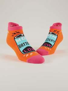 Sneaker Socks - Mom Battery Low