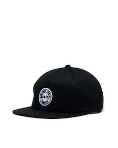 Scout Cap - Felt Patch Black/White