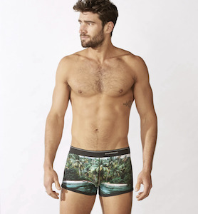 Stonemen Boxer Brief - Island Black Was $50 Now