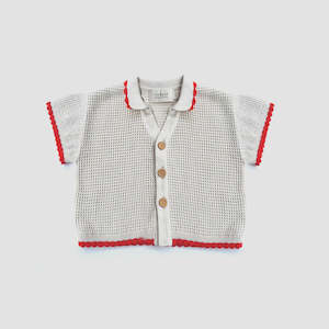 Gift: Scallop Crochet Shirt Was $75.90 NOW