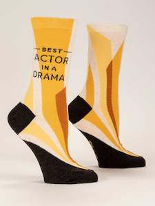 Womens Crew Socks - Best Actor