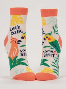 Womens Ankle Socks - Talk Some