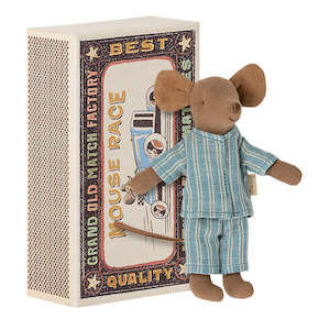 Gift: Maileg Mouse Big Brother Brown In Box