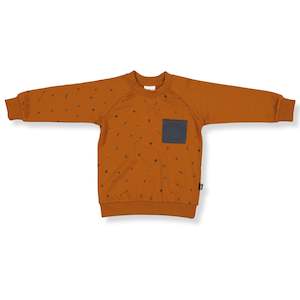 Beatnik Merino Crew - Rust Elements