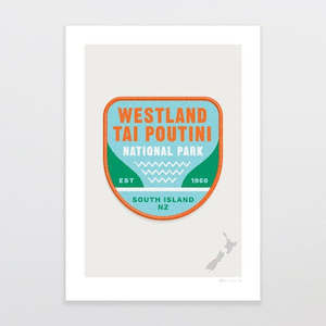 National Park Patch Print - Westland Tai Poutini