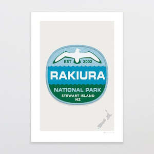 National Park Patch Print - Rakiura