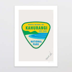 National Park Patch Print - Kahurangi