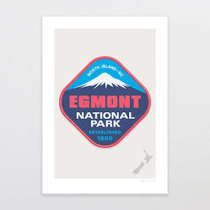 National Park Patch Print - Egmont