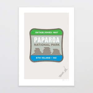 National Park Patch Print - Paparoa