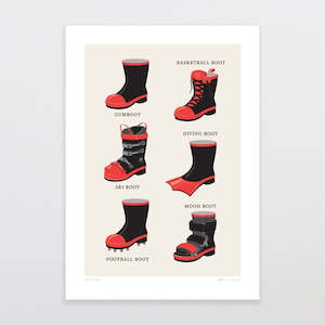 Glenn Jones Print - Boots On