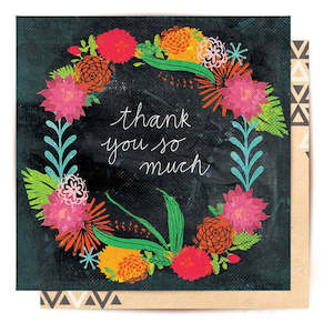 Botanical Thank You Card