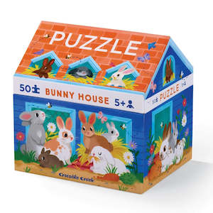 50 Piece House Puzzle Bunny House