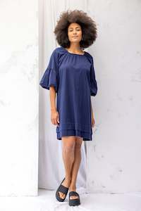 ReCreate Mahina Dress - Ink Was $150 Now