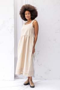 Gift: ReCreate Ash Dress - Cream Stripe Was $280 Now