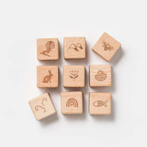 Gift: Wooden Block Set - Tahi Rua Toru