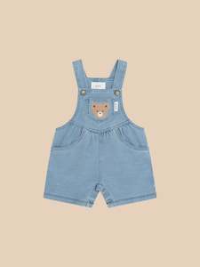 Huxbear Knit Denim Short Overalls Was $85 Now