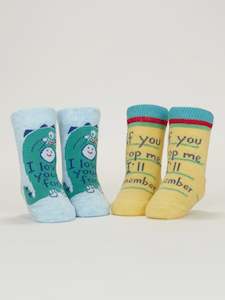 Gift: Baby Socks - Your Face/Drop Me