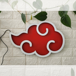 Internet only: Akatsuki Cloud LED Wall Hanging