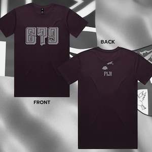 Internet only: Rep the Code Tee - Plum (PRE ORDERS)