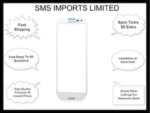 Replacement Glass Samsung Galaxy S3 i9300 i9305 White