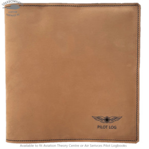 CASA (Australia) Pilot Logbook Cover (ATC or AirServices) - Nubuck Leather - Pilot Log