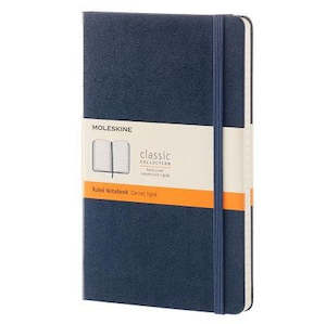 Moleskine Pocket Hard Cover Notebook Ruled (9 cm x 14 cm) Red or Blue