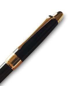 Montford Black & Gold Ball Pen by Pierre Cardin in Presentation Box