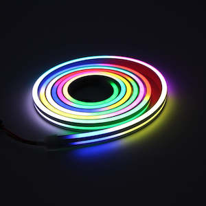 12v WS2811 RGB NEON Addressable Dream Colour LED Strip, Edge lit, IP67 (5m)