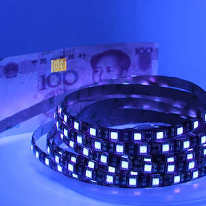 UV 395-405nm LED Strip 12V 5050 60led/m (300 LEDs) x 5m