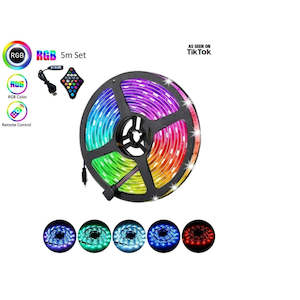 5m USB RGB LED Strip Pack as seen on TikTok