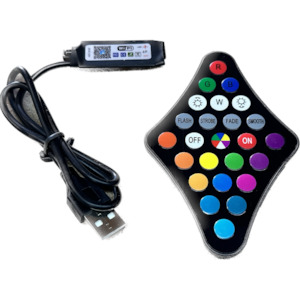 25-key USB 5V IR Wireless Remote Controller for LED strip