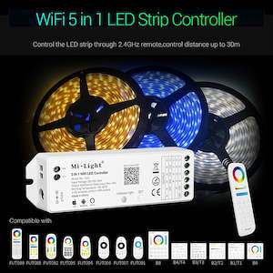 Milight / Miboxer 5 in 1 LED Strip Controller WL5 - for RF or Wifi control