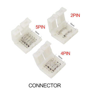 LED strip connectors