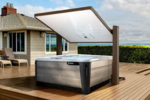 Covana Horizon Automated Spa Cover - Slate platinum or Mocha Latte in stock